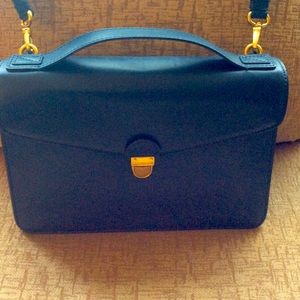 Authentic Marc Jacobs Navy leather bag